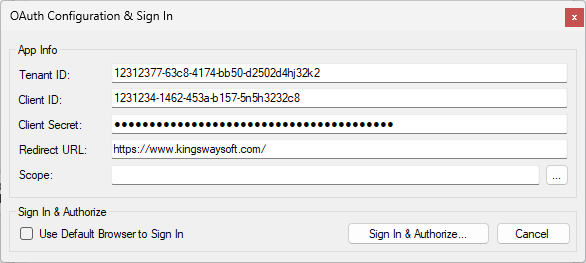 Microsoft Teams Connection Manager - OAuth